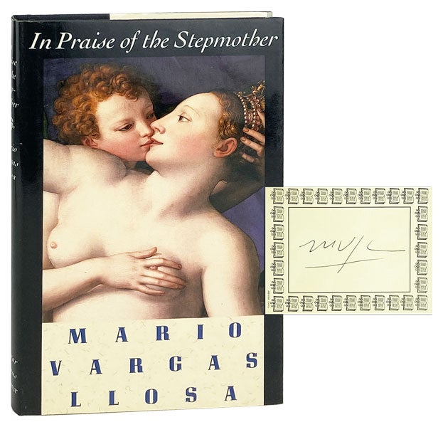 Item #28105 In Praise of the Stepmother [Signed Bookplate Laid in]. Mario Vargas Llosa, Helen Lane, trans.