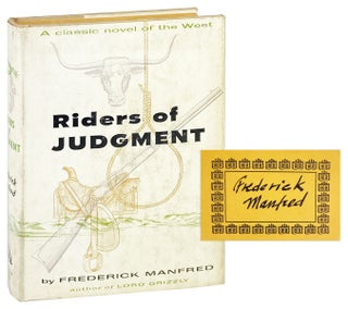 Item #28126 Riders of Judgment [Signed Bookplate Laid in]. Frederick Manfred