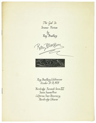 Item #28138 The God in Science Fiction [Signed]. Ray Bradbury