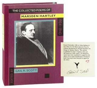 Item #28168 The Collected Poems of Marsden Hartley, 1904-1943 [Limited Edition, Signed by Scott]....