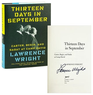 Item #28188 Thirteen Days in September: Carter, Begin, and Sadat at Camp David [Signed]. Lawrence...