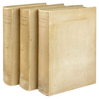 Item #28255 The Letters of John Keats [Limited Edition]. John Keats, Jno. Gilmer Speed, ed