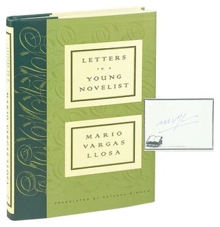 Item #28309 Letters to a Young Novelist [Signed Bookplate Laid in]. Mario Vargas Llosa, Natasha...