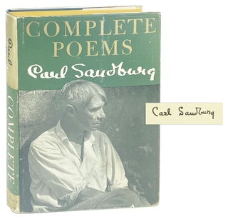 Item #28332 Complete Poems [Signed]. Carl Sandburg