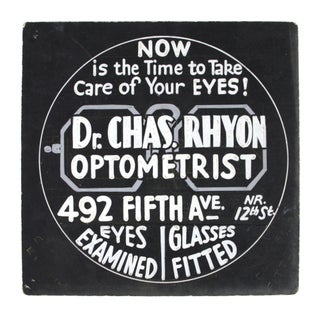 Archive of One Hundred and Eight Silent Film-Era Hand-Drawn Advertisement Text Cards