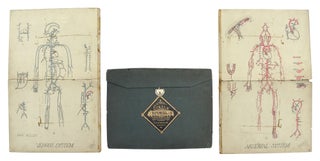 Item #28444 Eckles' Anatomical Aid [with illustrated overlays and two original anatomical...