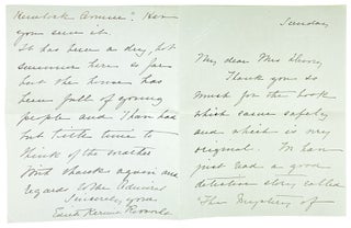 Item #28729 Two Autograph Letters Signed from Edith Kermit Roosevelt. Edith Kermit Roosevelt