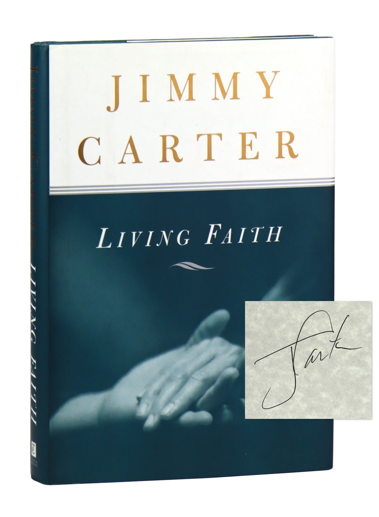 Jimmy Book Living Faith Signed | Jimmy Carter