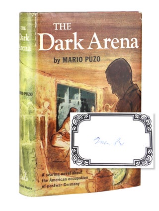 Item #28938 The Dark Arena [Signed Bookplate Laid in]. Mario Puzo, Ezra Jack Keats, dust jacket