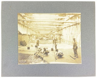 Item #29039 Collection of Thirty-Seven Silver Gelatin Photographs Documenting the Construction of...