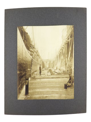 Collection of Thirty-Seven Silver Gelatin Photographs Documenting the Construction of the Interborough Rapid Transit Subway
