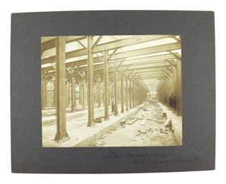 Collection of Thirty-Seven Silver Gelatin Photographs Documenting the Construction of the Interborough Rapid Transit Subway