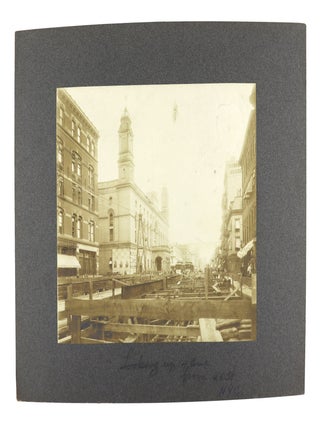 Collection of Thirty-Seven Silver Gelatin Photographs Documenting the Construction of the Interborough Rapid Transit Subway