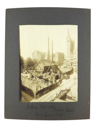 Collection of Thirty-Seven Silver Gelatin Photographs Documenting the Construction of the Interborough Rapid Transit Subway