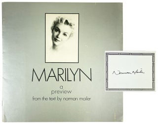 Item #29065 Marilyn: A Preview [Signed Bookplate Laid in]. Norman Mailer