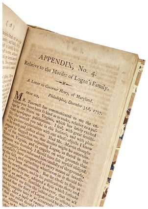 Jefferson's Notes on the State of Virginia; with the Appendixes -- Complete