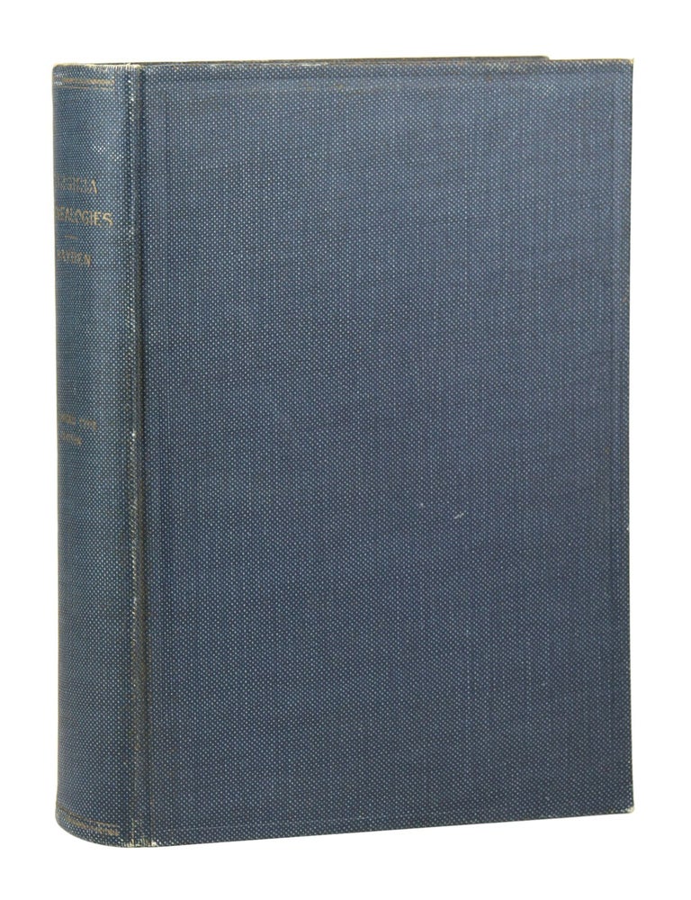 Item #29128 Virginia Genealogies. Rev. Horace Edwin Hayden.