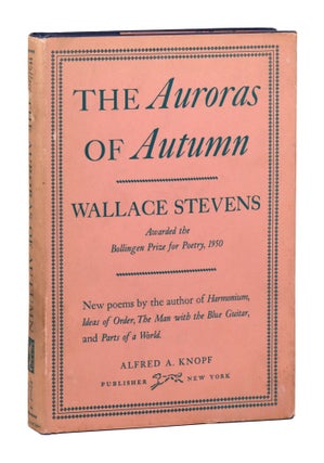 Item #29183 The Auroras of Autumn. Wallace Stevens