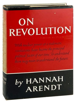 Item #29210 On Revolution. Hannah Arendt