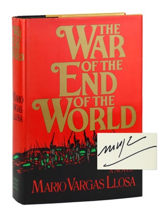 Item #29335 The War of the End of the World [Signed]. Mario Vargas Llosa, Helen R. Lane, trans