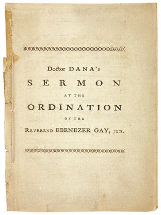 Item #29347 The Pastoral Care. A Sermon Preached at Suffield, in the State of Connecticut, March...