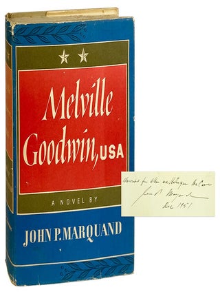 Item #29565 Melville Goodwin, USA [Inscribed and Signed to Allan and Kathryne McCann]. John P....