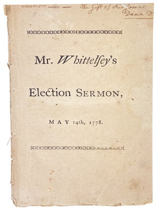 Item #29602 The Importance of Religion in the Civil Ruler, Considered. A Sermon, Preached before...