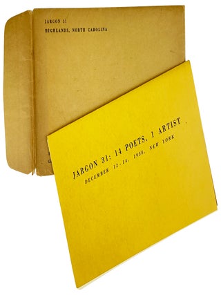 Item #29813 Jargon 31: 14 Poets, 1 Artist. December 12-14, 1958, New York. Edward Dahlberg Paul...