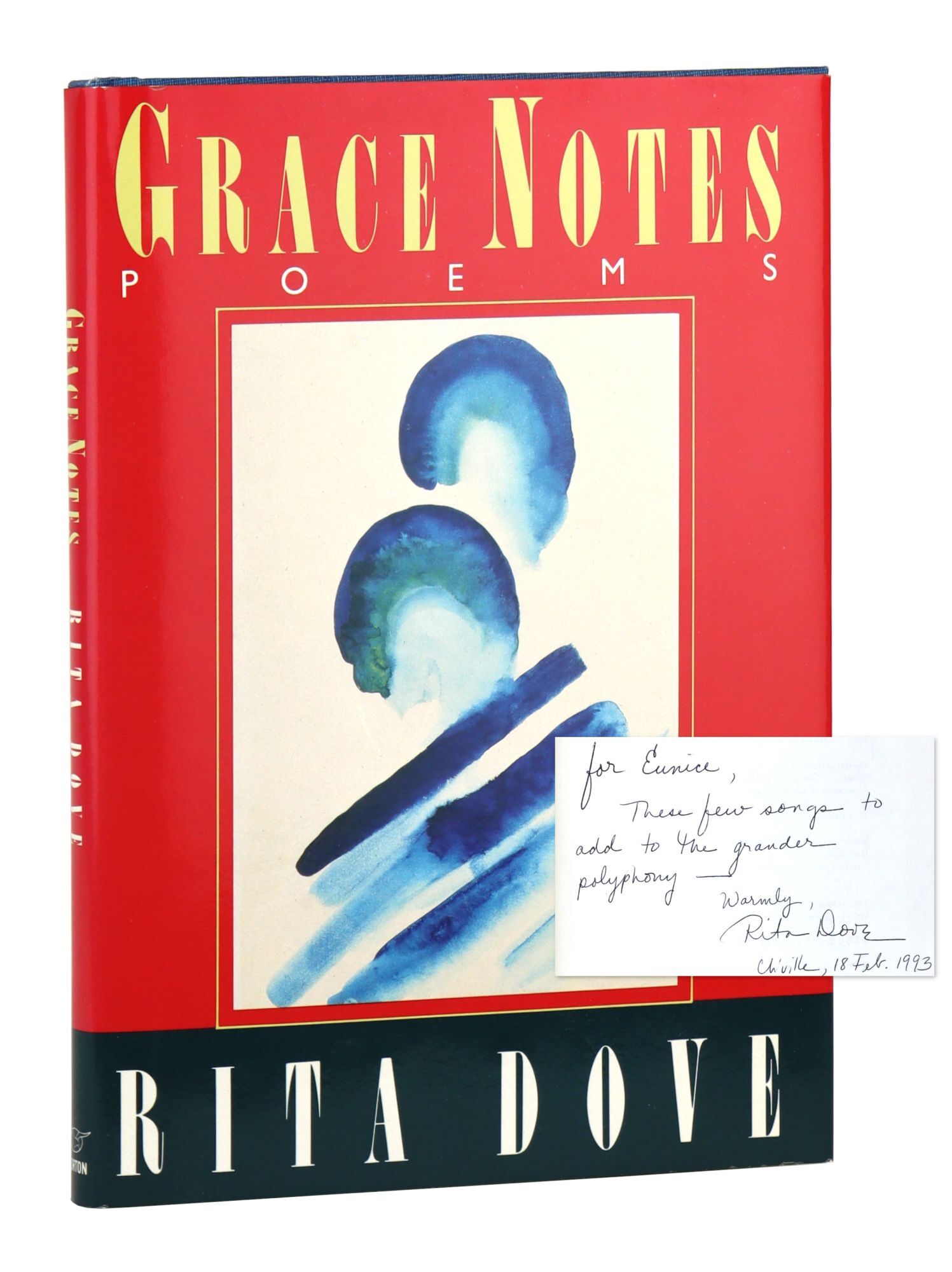 Grace Notes: Poems Signed | Rita Dove