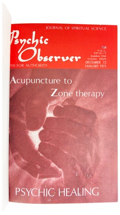 Item #30404 Psychic Observer: Vol. XXXIV, Nos. 1-6 (January 1973 - October-November 1973) [Six...