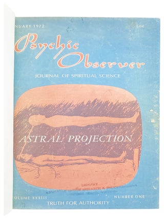 Item #30429 Psychic Observer: Journal of Spiritual Science - Vol. XXXIII, Nos. 1-7 (January -...