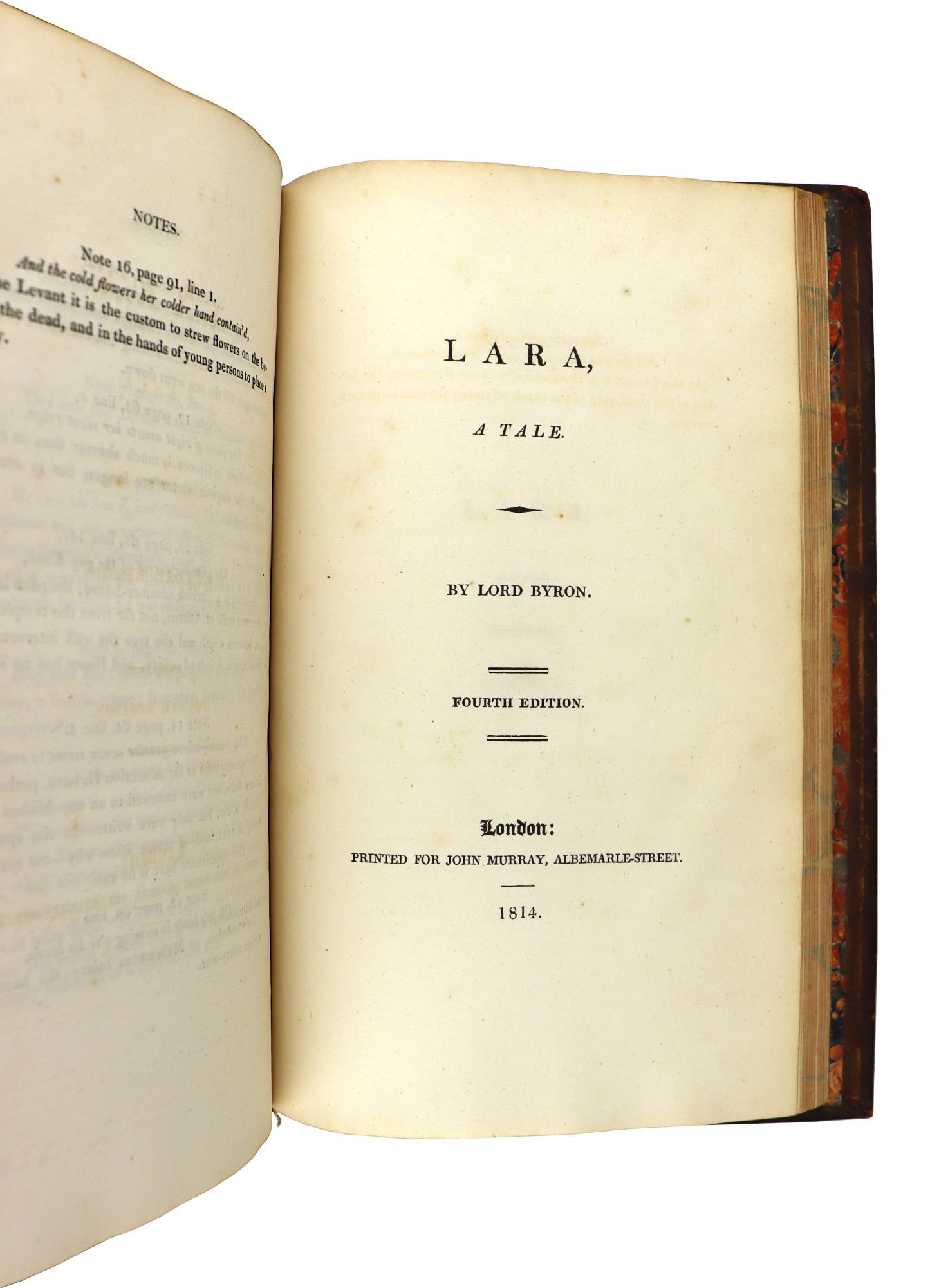 Sammelband of Lord Byron's Works, including: The Giaour, The Bride of ...