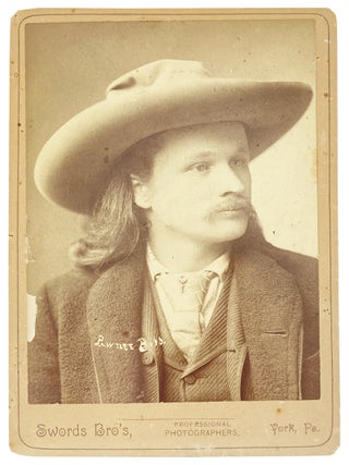 Item #30929 Original Cabinet Card of Pawnee Bill. Pawnee Bill, Swords Bro's