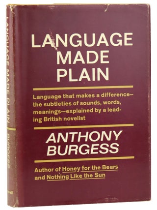 Item #31119 Language Made Plain. Anthony Burgess