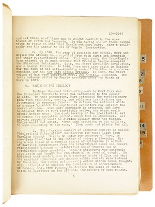 Intelligence & Military Police School: Command and Staff Soviet Orientation Course