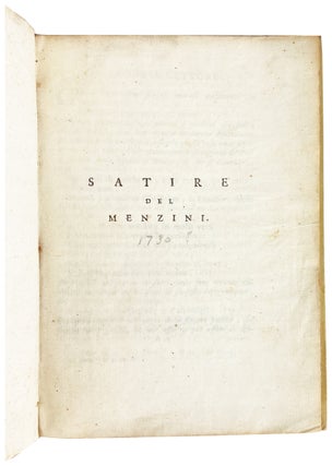 Satire del Menzini