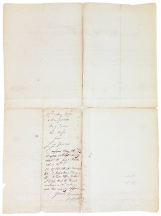 Report & Manifest of the Brig Jason, from Port-de-Paix, Saint Domingue, Owned by Dutilh & Wachsmuth, Signed by Captain David Ross