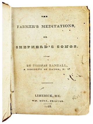 The Farmer's Meditations, or Shepherd's Songs
