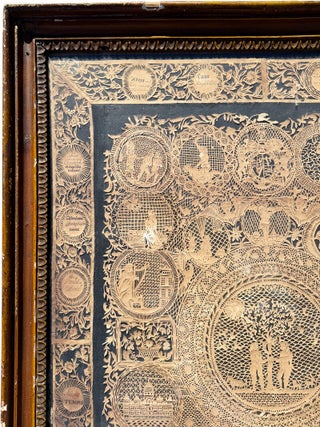 "Scherenschnitte" depicting scenes from the Old Testament
