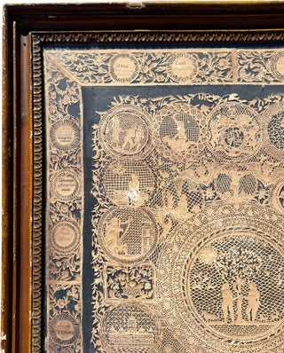 "Scherenschnitte" depicting scenes from the Old Testament