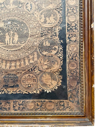 "Scherenschnitte" depicting scenes from the Old Testament
