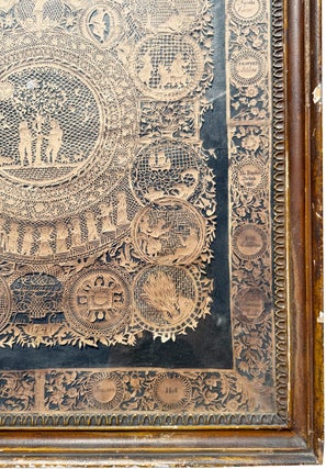"Scherenschnitte" depicting scenes from the Old Testament