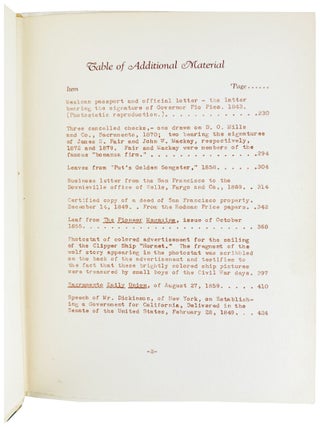 Seventy-five Years in California: A History of Events and Life in California: Personal, Political and Military; Under the Mexican Regime; During the Quasi-Military Government of the Territory by the United States, and after the admission of the State fo the Union [Limited Grangerized "El Dorado Edition" signed by Editor and Publisher]