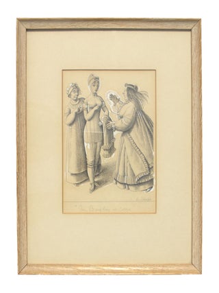 Collection of Six Original Signed Drawings for the Limited Editions Club Edition of "Pride and Prejudice"