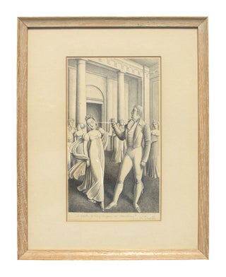 Collection of Six Original Signed Drawings for the Limited Editions Club Edition of "Pride and Prejudice"