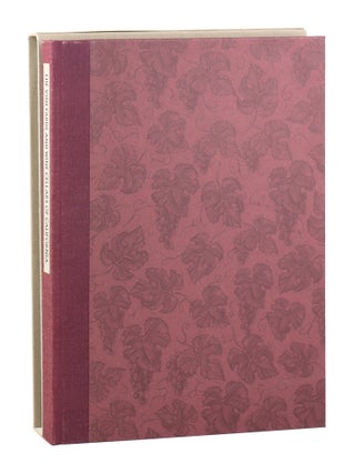 Item #32375 The Vineyards and Wine Cellars of California. ed., intro, Thomas Hardy, Thomas...