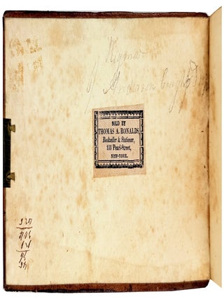 Business Ledger of New York City Wholesale Firm