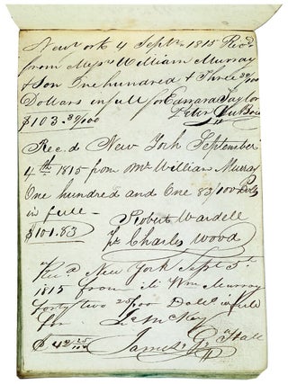 Business Ledger of New York City Wholesale Firm
