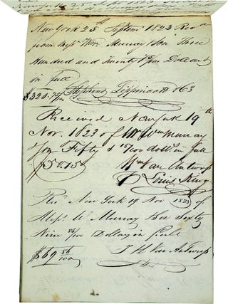 Business Ledger of New York City Wholesale Firm
