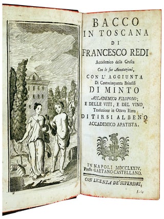 Item #32778 Bacco in Toscana. Francesco Redi
